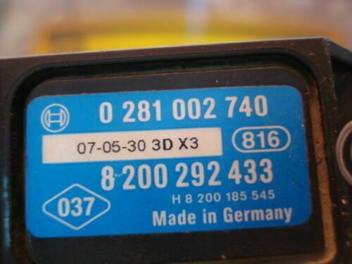Sensor presión de aire Nissan X-TRAIL Renault 8200292433 BOSCH 0281002740
