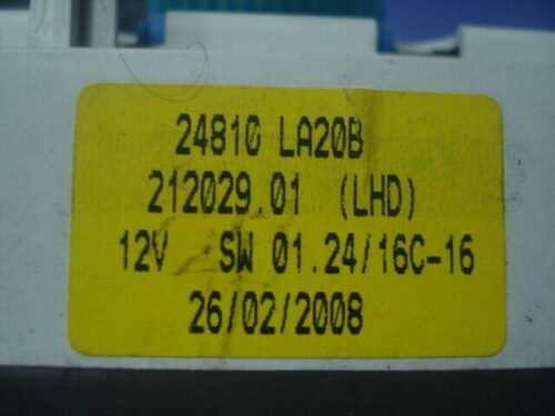 Cuadro de instrumentos NISSAN ATLEON 24810-LA20B 24810LA20B 12V