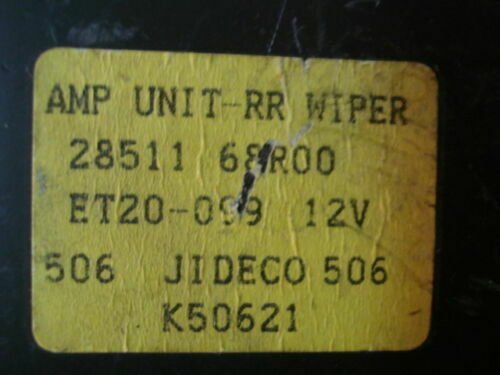 limpiaparabrisas Controller Nissan Serena 2851168R00 28511 68R00 JIDECO