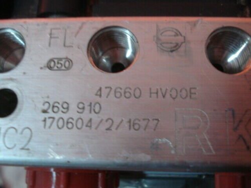 ABS NISSAN QASHQAI 47660HV00E 0265259555 0265956487