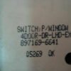 Botonera elevalunas Opel 8971696641 897169-6641 4000RDRLHDEXP 4000R-DR-LHD-EXP