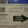 Airbag Centralita Opel Astra G GM 24416703DL 24416703 DL 1923594 5WK42977