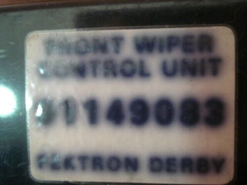 Motor del limpiaparabrisas Controller Opel Frontera A 2 8 TD 91149083