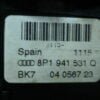 Conmutador de luces Audi A3 8P 2004-2007 8P1 941 531 Q 8P1941531Q 04056723