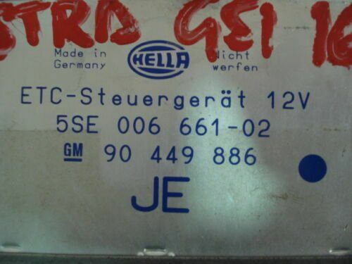 ABS Centralita / OPEL ASTRA 90449886 90449886JE 5SE00666102 5SE 006 661-02