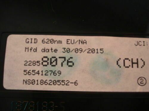 Pantalla del salpicadero OPEL Astra J 565412769 NS018620552-6 NS0186205526