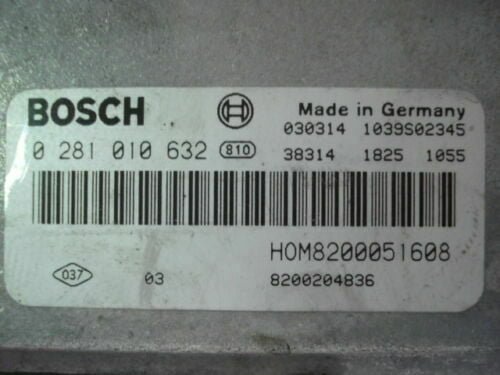 Centralita del motor Renault Opel Nissan 8200051608 8200204836 0281010632