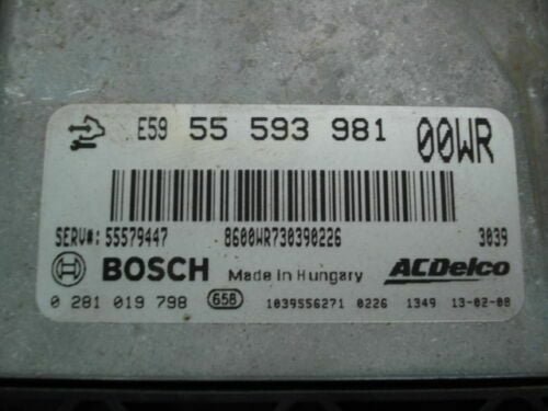 Centralita del motor / MotorSteuergerat / OPEL CORSA 0281019798 55593981