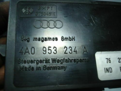 Control de unidad de alarma inmovilizador Módulo Audi A4 4A0953234A 4AO953234A