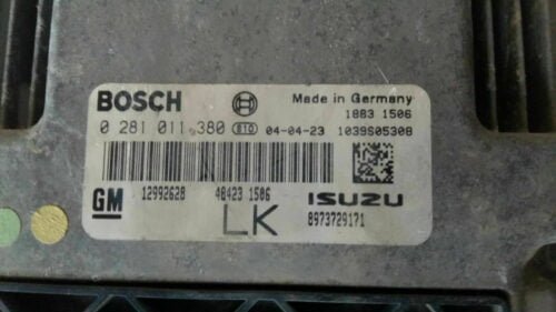 Centralita del motor Opel 12992628 483131671 LK ISUZU 8973729171 0281011380