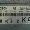 Centralita del motor Opel Vectra B 90464735KA 90464735 KA 0281001335