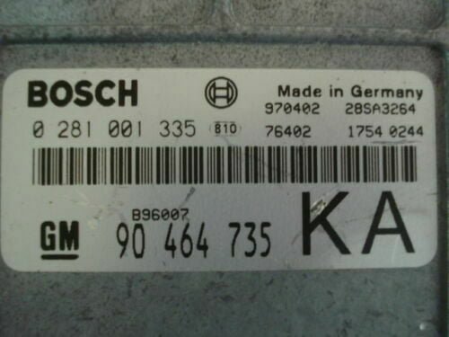 Centralita del motor Opel Vectra B 90464735KA 90464735 KA 0281001335