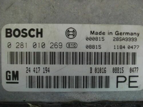 Centralita del motor Opel Vectra GM 24417194PE 24417194 0281010269