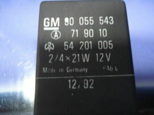 Relé / Relais / Rele / Relay / OPEL ASTRA 90055543 54201005 GM90055543