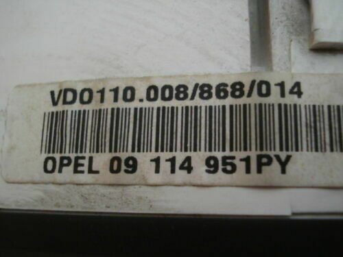 Cuadro de instrumentos OPEL COMBO 09114951PY 110 008 868 014 110008868014