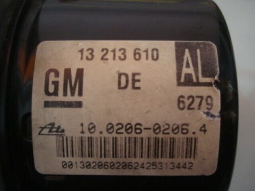 ABS Opel Astra Zafira 13213610 AL 13213610AL 10096005393 10020602064