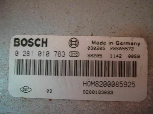 Centralita del motor Renault Opel Nissan HOM8200085925 8200189093 0281010783