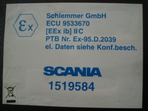 Centralita Control unit ECU Scania 1519584 9533670