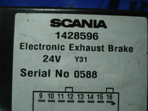 Centralita FRENO ELECTRÓNICO DE ESCAPE SCANIA 1428596
