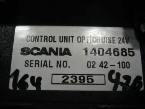 Centralita / Steuergerat / CONTROL UNIT SCANIA 1404685 1428750 0042-100