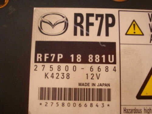 Centralita del motor / MotorSteuergerat MAZDA 5 RF7P18881U 275800-6684