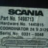 Centralita / Unidad de control SCANIA 1498713 1445815 0331-0048