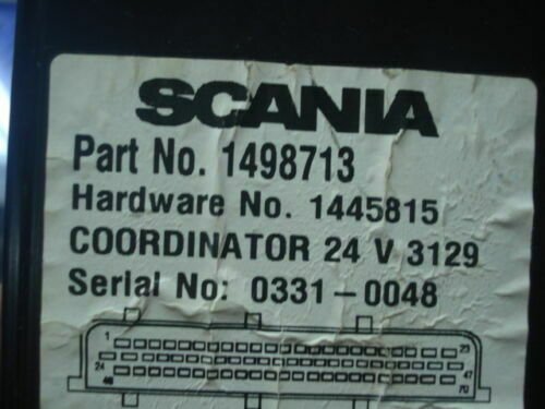 Centralita / Unidad de control SCANIA 1498713 1445815 0331-0048