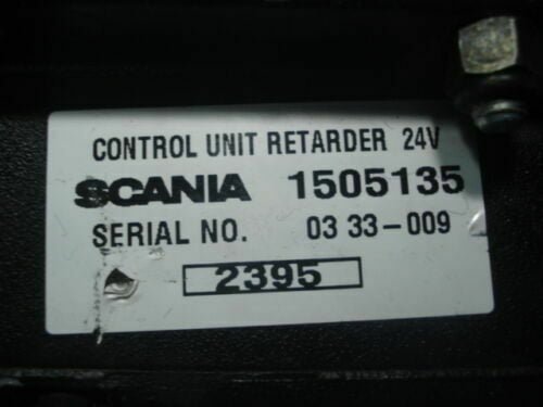 Retardador de la unidad de control / Steuergerat Retarder / Scania 1505135