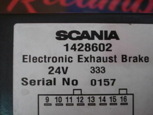 Centralita FRENO ELECTRÓNICO DE ESCAPE SCANIA 1428602