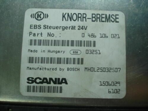 EBS Centralita / KNORR-BREMSE SCANIA 0486106021 0 486 106 021 1506029