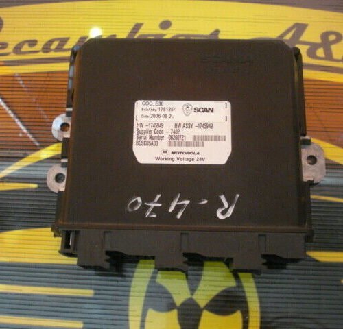 Centralita Scania HW 1745949 1781254 06260721 BCSC05A03