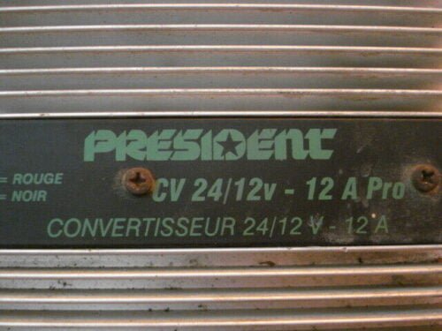 CONVERTISSEUR 24/12 V-12A PRESIDENT CV 24/12V-12A PRO