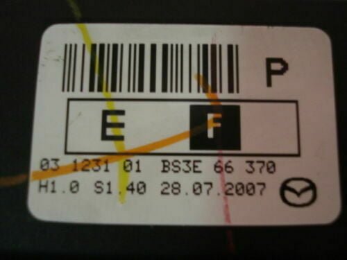 Botonera elevalunas / Mazda 3 BS3E66370 BS3E 66 370 03123101