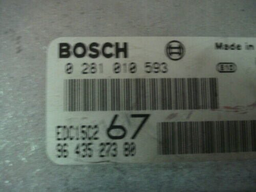 Centralita del motor Peugeot 406 BOSCH 0281010593 9643527380
