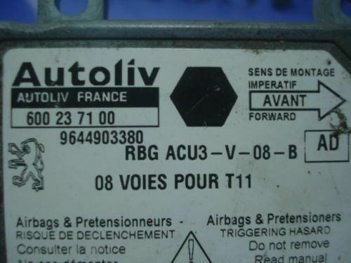 Airbag Centralita Peugeot 9644903380AD 9644903380 AD Autoliv 600237100