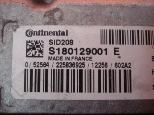 Centralita  Peugeot Boxer CONTINENTAL SID208 9679061580 9676721380 S180129001E