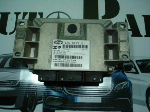 Centralita del motor PEUGEOT 307 9655334680 9647498180 IAW6LP2.01 SW 16710074