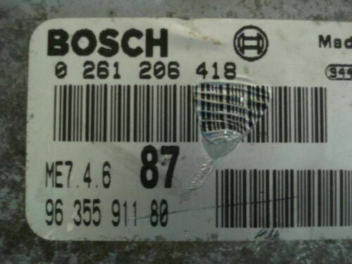 Centralita del motor Peugeot 9635591180 92033054 BOSCH 0261206418 0 261 206 418