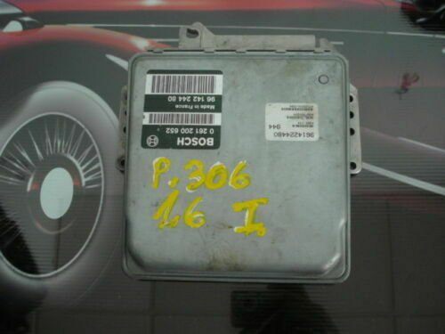 Centralita del motor Peugeot 306 9614224480 BOSCH 0261200652 0 261 200 652