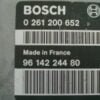 Centralita del motor Peugeot 306 9614224480 BOSCH 0261200652 0 261 200 652