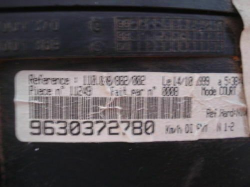 Cuadro de instrumentos Peugeot 406 2.0l 9630372780 110008882002 110 008 882 002