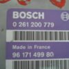 Centralita del motor Peugeot 405 9617149980 BOSCH 0261200779 0 261 200 779
