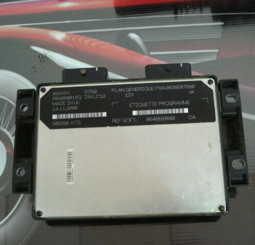 Centralita del motor Peugeot 206 1,9 LUCAS 9639587680 R04080015G 9640899880