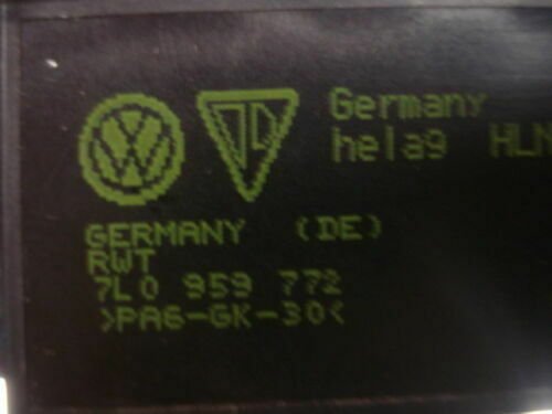 Unidad de control de Calefacción del asiento Porsche VW Phaeton Touran 7L0959772