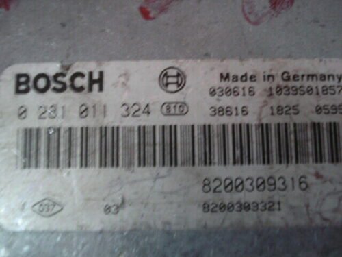 Centralita del motor Renault Espace 0281011324  8200309316 8200303321