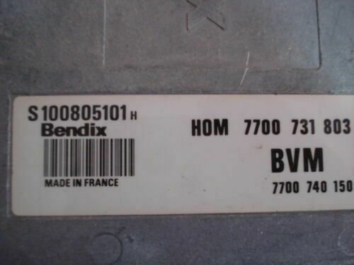 Centralita del motor Renault 7700740150 7700731803 S100805101H S100805101 H