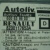_57 Airbag Centralita Renault Megane (AK) 8200117653A AUTOLIV 600639600 600 63 96 00