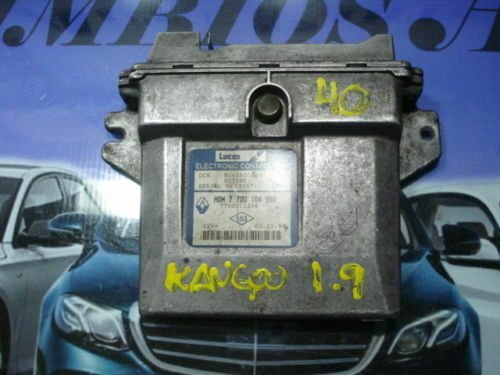 Centralita del motor Renault HOM 7700104956 7700111206 DCN R04080012H