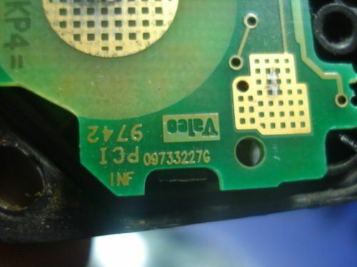 Alojamiento de la llave de control remoto RENAULT VALEO 09733227G ZXTNKKP4