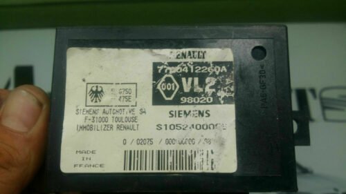 Centralita / Steuergerat / Siemens Renault Twingo 7700412260A S15240005B